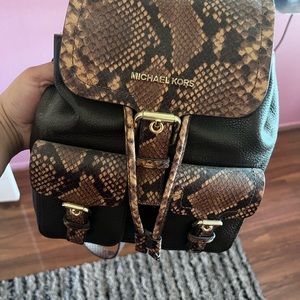 Michael kors mini backpack